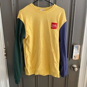 Coca-Cola Red and Yellow Patch Detail